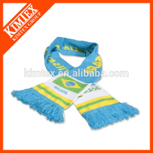 Wholesale winter custom knit sport scarves